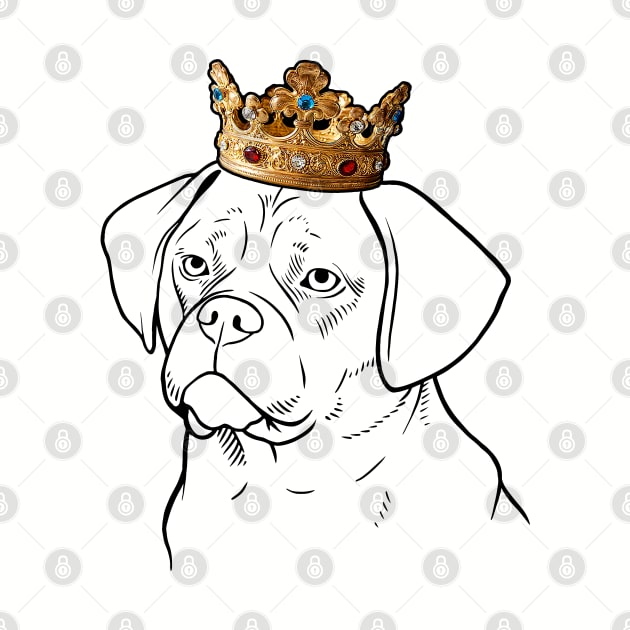 Puggle Dog King Queen Wearing Crown by millersye