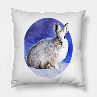 Snow Bunny Pillow