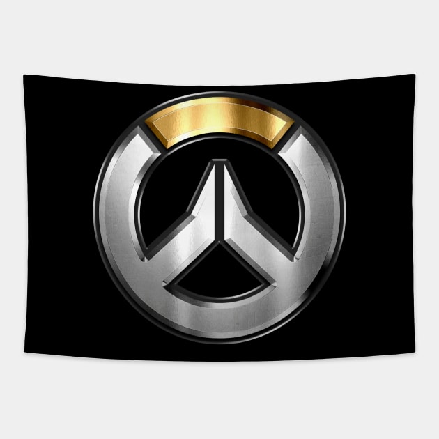 Overwatch Crest (Variant) Tapestry by huckblade