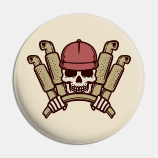 Skull Truck Driver Pin