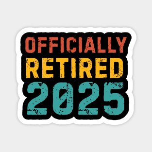 Officially-Retired-2025 Magnet
