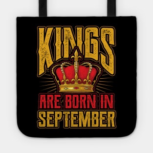 Kings are Born in September Birthday Gift Tote