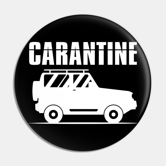 Funny cool quarantine off-road vehicle Offroad T-shirt Pin by thefriendlyone