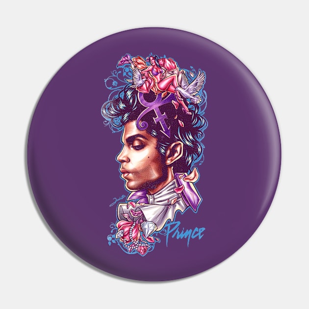 Purple Genius Pin by renatodsc