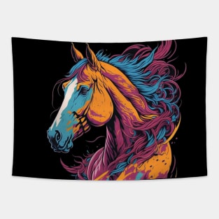Majestic Hooves: Awe-Inspiring Power of Horses Tapestry