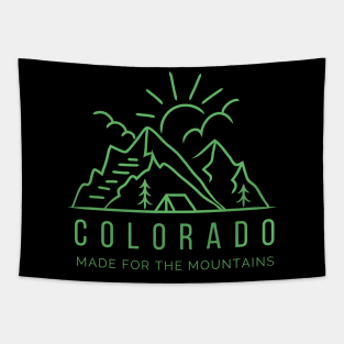 Colorado snowboarding - Colorado camping Tapestry