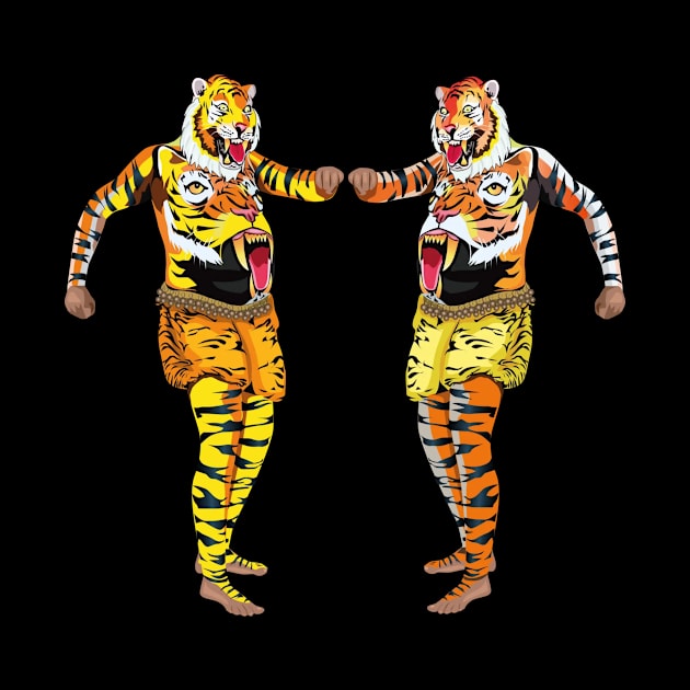 The Human tigers by Pieartscreation