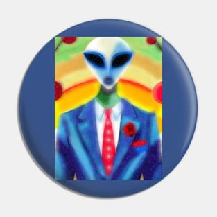 Gentleman Alien Pin