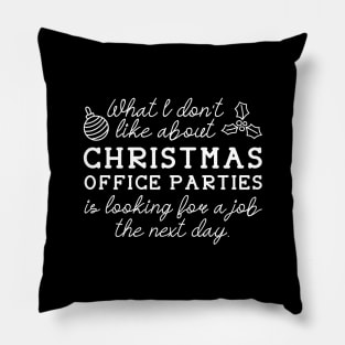 Christmas Office Parties Pillow