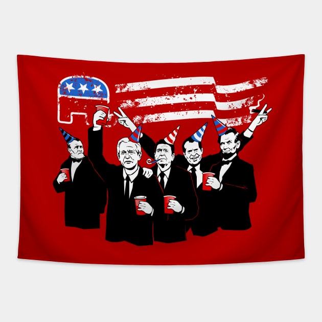 Republican Party Tapestry by tomburns