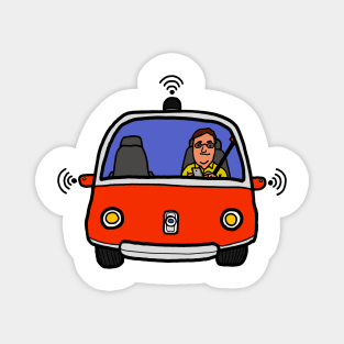 Self Driving Car Magnet