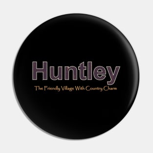 Huntley Grunge Text Pin