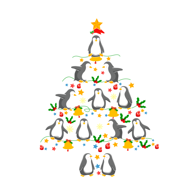 Cute Penguin Christmas Tree Gift Decor Xmas Tree by saugiohoc994