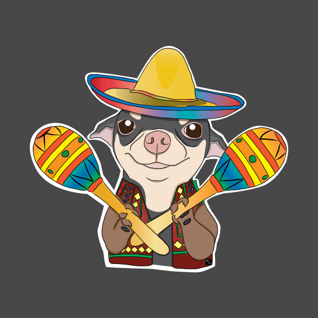 Chihuahua Maracas by AltTabStudio