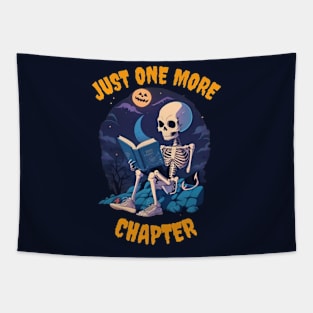 Just one more chapter halloween Tapestry