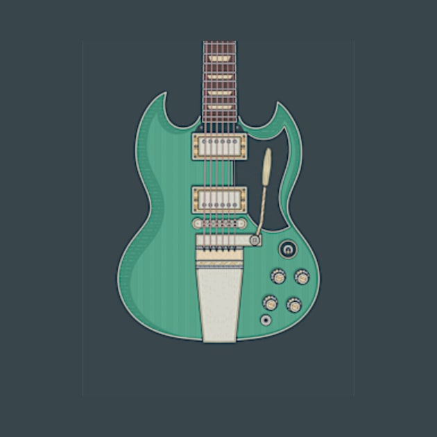 Inverness Green Solid Guitar by milhad