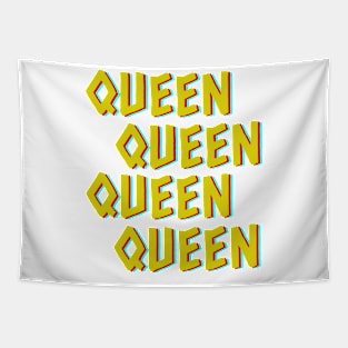 3D QUEEN Tapestry