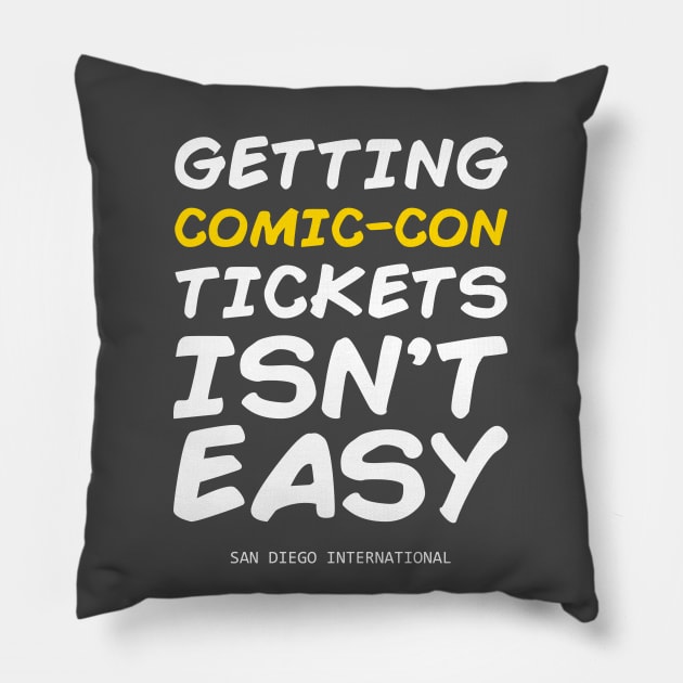 Comic-Con Pillow by 3coo