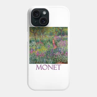 The Iris Garden at Giverny by Claude Monet Phone Case