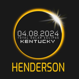 HENDERSON Kentucky Total Solar Eclipse April 8 2024 Kentucky T-Shirt