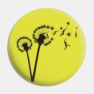 Dandelion Flight Pin