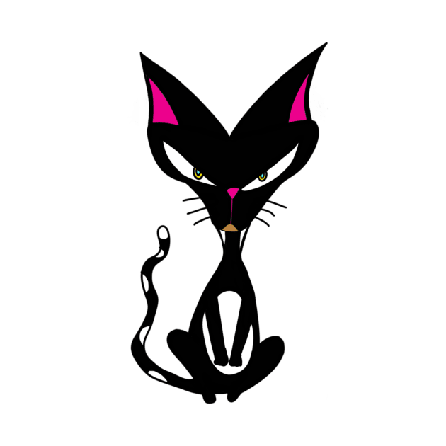 Chat noir by Benivick