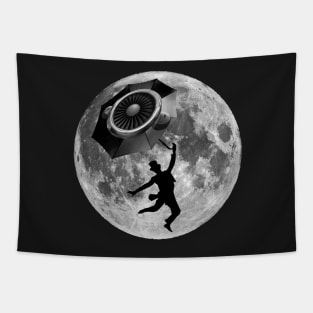 Moon Steampunk Tapestry