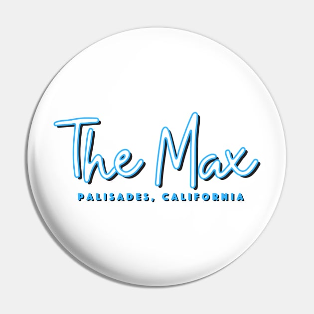 The Max Palisades California Blue Pin by IdenticalExposure