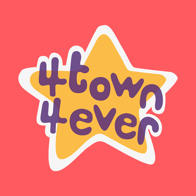 4*TOWN sticker from music video by HoneyLiss