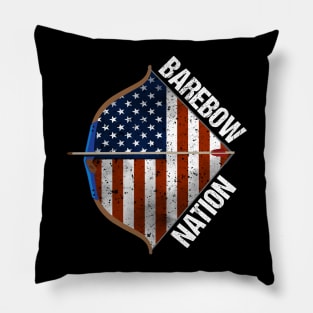 Barebow Nation Traditional Archery Pillow