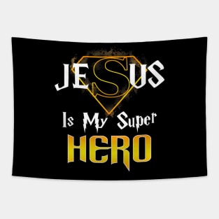 My Super Hero Jesus Lover Tapestry