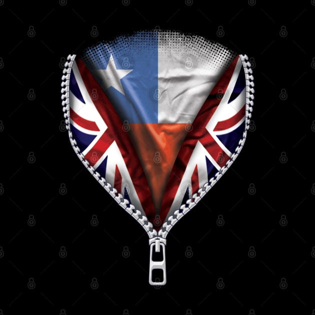 Chilean Flag  Chile Flag zipped British Flag - Gift for Chilean From Chile by Country Flags