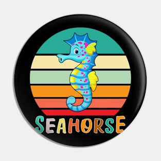 Vintage Retro Seahorse Pin