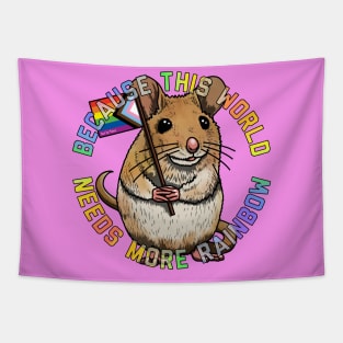 More Rainbow Mouse Tapestry