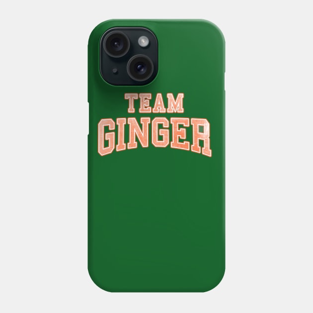 TEAM GINGER DISTRESSED Phone Case by Scarebaby