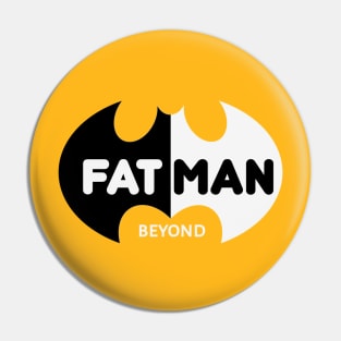 Fatman Beyond Black And White Pin