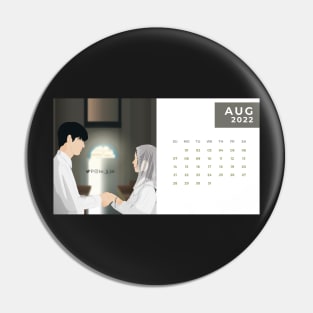 Calendar 2022 August with Korean Dramas Pin