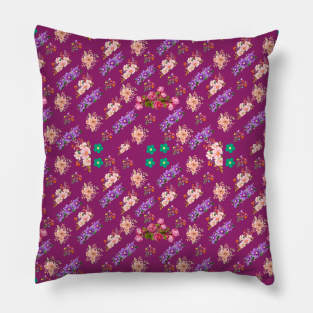 Blooming summer flowers Pillow