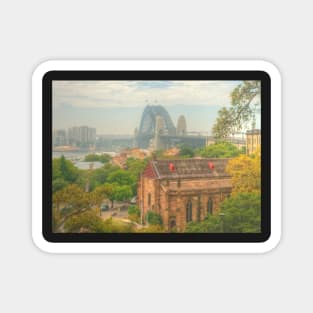 Sydney Harbour Bridge from Observatory Hill Magnet