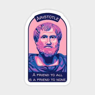 Aristotle Portrait and Quote Magnet