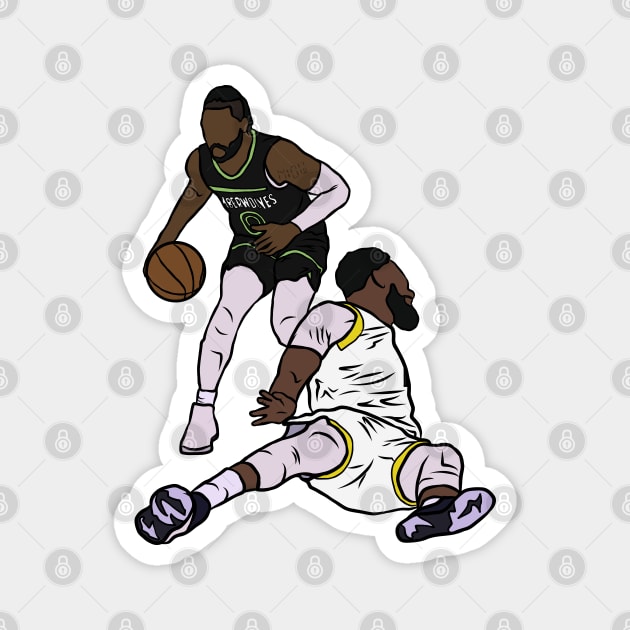 D'Angelo Russell Crosses Over Mike Conley Magnet by rattraptees