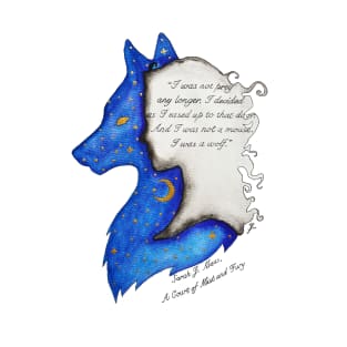 Wolf ACoMaF Quote T-Shirt