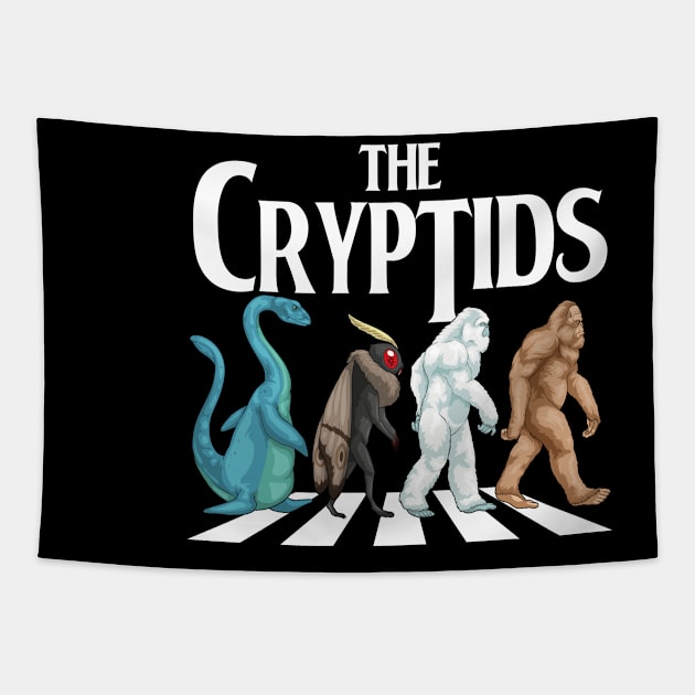 Mysterious Crosswalk: The Cryptid Parade Tapestry by GoshWow 