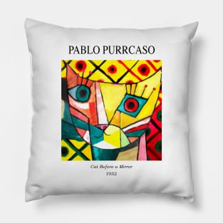 Pablo Purrcasso Pillow