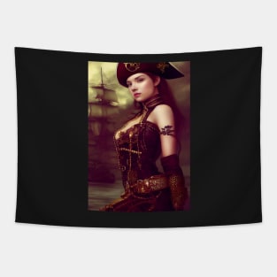 Anne Bonny the most famous female pirate Tapestry