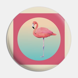 Tropical Flamingo #1 Pin