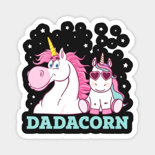 Dadacorn Unicorn Dad Father's Day Magnet