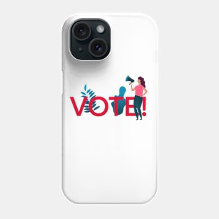 Vote Megaphone Phone Case