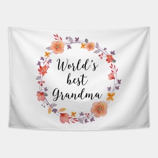 World's Best Grandma Tapestry