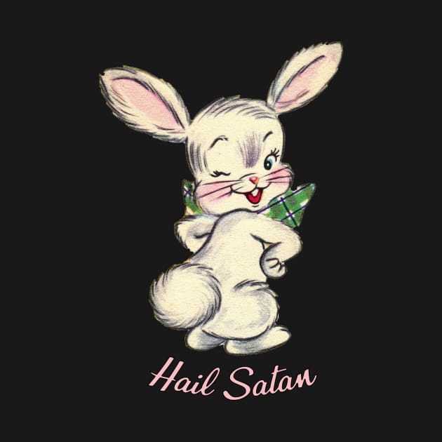 Hail Satan Bunny by Retrogasm